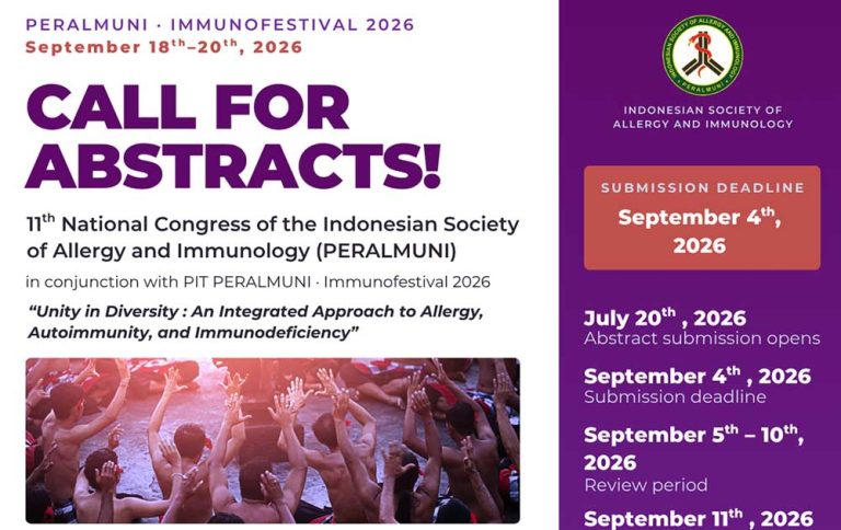 Call for Abstract Resmi Dibuka!