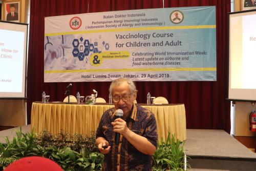 Vaccinology Course for Children & Adult 29 April 2019